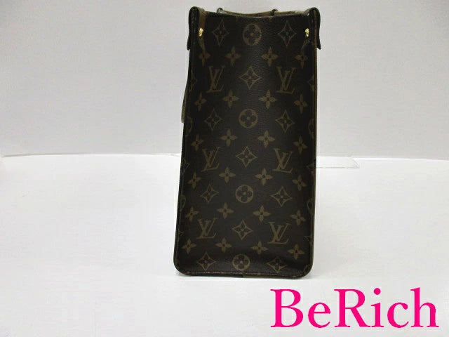ルイ ヴィトン LOUIS VUITTON モノグラム オンザゴー MM M45321 LV ジャイアント リバース ロゴ ハンドバッグ  トートバッグ ショルダーバッグ 鞄  【中古】【送料無料】 bk7062