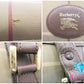 バーバリー BURBERRY ボストンバッグ チェック ベージュ 茶 PVC レザー ロゴ ハンドバッグ トラベル 旅行 鞄 【中古】【送料無料】 bk7384