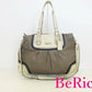 コーチ COACH アシュレイ スペクテーター 2way ショルダーバッグ F17096 PVC  レザー 白  ホワイト  ブラウン【中古】【送料無料】 bk8291