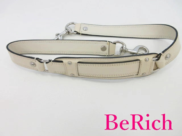 コーチ COACH アシュレイ スペクテーター 2way ショルダーバッグ F17096 PVC  レザー 白  ホワイト  ブラウン【中古】【送料無料】 bk8291