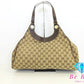 グッチ GUCCI ハンドバッグ 154981 GG キャンバス ブラウン ベージュ ロゴ  鞄 【中古】【送料無料】bk8361