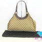 グッチ GUCCI ハンドバッグ 154981 GG キャンバス ブラウン ベージュ ロゴ  鞄 【中古】【送料無料】bk8361