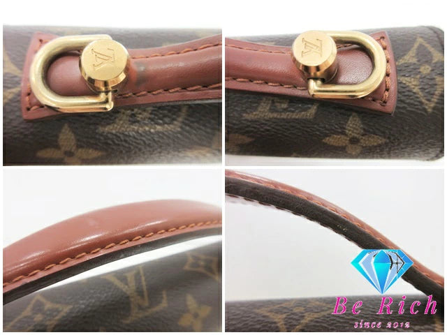 ルイ ヴィトン LOUIS VUITTON モノグラム モンソー 26 M51187 LV ロゴ ブラウン ハンドバッグ ビジネス 手提げ 鞄 【中古】【送料無料】bk8420