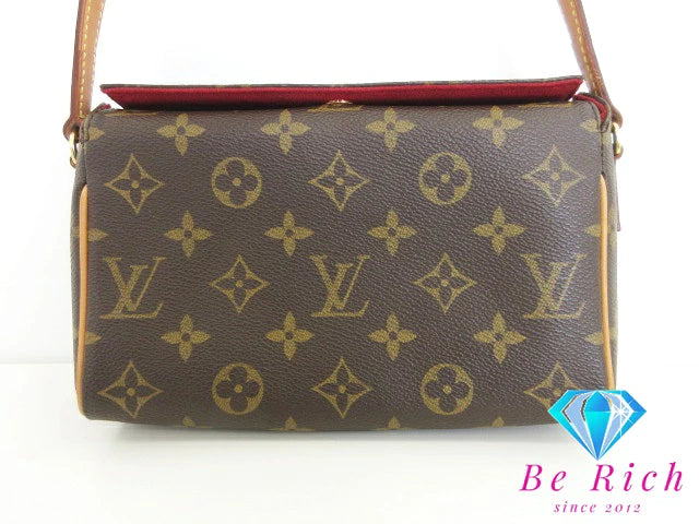 ルイ ヴィトン LOUIS VUITTON ハンドバッグ モノグラム レシタル M51900 茶 ブラウン LV ロゴ ショルダーバッグ 鞄 【中古】【送料無料】 bk8424