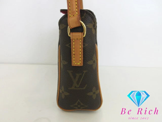 ルイ ヴィトン LOUIS VUITTON ハンドバッグ モノグラム レシタル M51900 茶 ブラウン LV ロゴ ショルダーバッグ 鞄 【中古】【送料無料】 bk8424