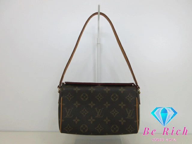 ルイ ヴィトン LOUIS VUITTON ハンドバッグ モノグラム レシタル M51900 茶 ブラウン LV ロゴ ショルダーバッグ 鞄 【中古】【送料無料】 bk8424