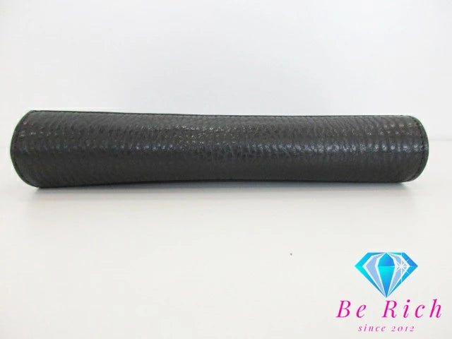 バーバリー BURBERRY クラッチバッグ セカンドバッグ 黒 ブラック レザー【中古】【送料無料】 bk8430