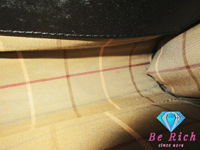 バーバリー BURBERRY クラッチバッグ セカンドバッグ 黒 ブラック レザー【中古】【送料無料】 bk8430