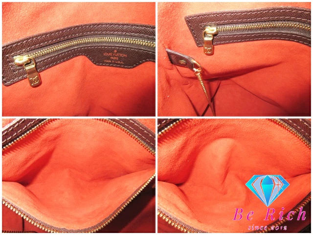 ルイ ヴィトン LOUIS VUITTON トートバッグ マレ N42240 ダミエ エベヌ ブラウン 茶 PVC レザー ロゴ バケット バケツ型 ショルダーバッグ ハンドバッグ 肩掛け 鞄 【中古】【送料無料】 bk8432