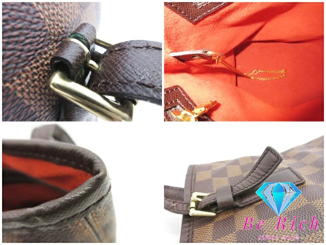 ルイ ヴィトン LOUIS VUITTON トートバッグ マレ N42240 ダミエ エベヌ ブラウン 茶 PVC レザー ロゴ バケット バケツ型 ショルダーバッグ ハンドバッグ 肩掛け 鞄 【中古】【送料無料】 bk8432