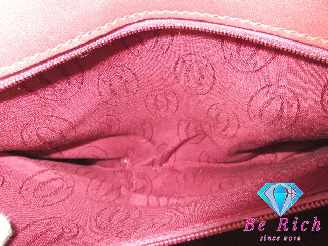 カルティエ Cartier セカンドバッグ クラッチバッグ マスト ライン ボルドー レザー ロゴ ポーチ ハンドバッグ 手持ち 鞄 【中古】【送料無料】 bk8437