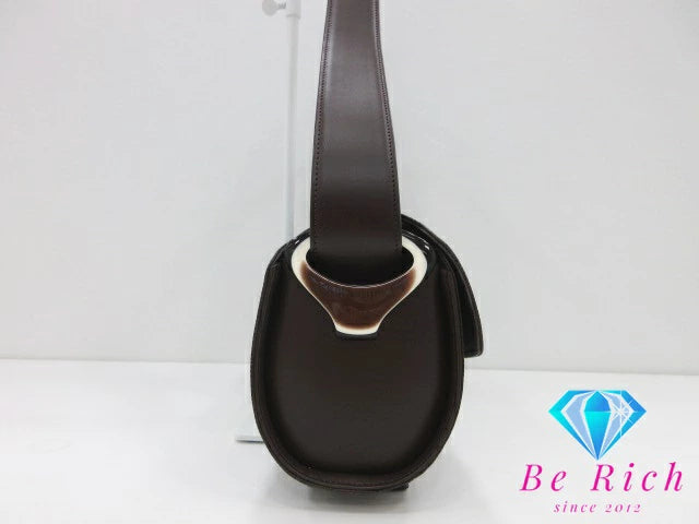 ルイ ヴィトン LOUIS VUITTON エピ ノクターン PM M5218D 茶 ブラウン レザー ハンドバッグ LV ロゴ 【中古】【送料無料】bk8446