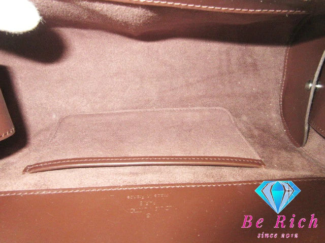 ルイ ヴィトン LOUIS VUITTON エピ ノクターン PM M5218D 茶 ブラウン レザー ハンドバッグ LV ロゴ 【中古】【送料無料】bk8446