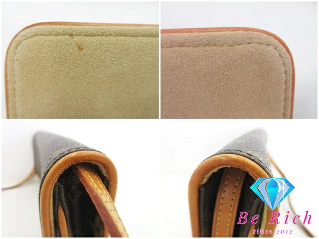 ルイ ヴィトン LOUIS VUITTON ポシェット ツイン GM 2way ショルダー クラッチ バッグ モノグラム M51852 ウエストポーチ クラッチバッグ 斜め掛け 鞄 【中古】【送料無料】bk8449