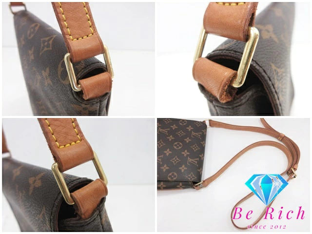 ルイ ヴィトン LOUIS VUITTON モノグラム シュゼット サルサ M51387 ロングショルダーバッグ 茶 ブラウン PVC レザー 鞄【中古】【送料無料】bk8481