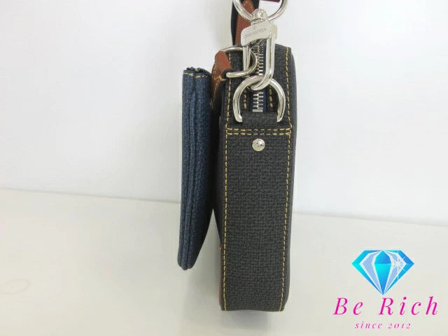 ルイ ヴィトン LOUIS VUITTON トリオ メッセンジャー ショルダーバッグ M21544 ネイビー 紺 ポーチ付き LV ロゴ ポシェット ボディバッグ 鞄 【中古】【送料無料】bk8488