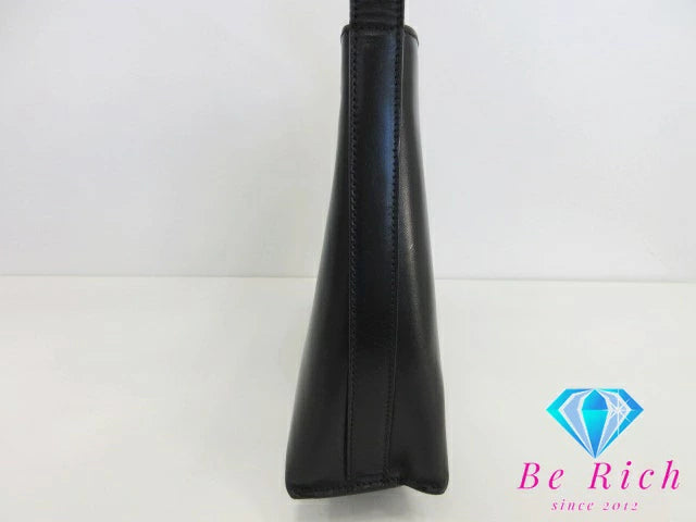 バーバリー BURBERRY ショルダーバッグ 黒 ブラック レザー  ロゴ 肩掛け 斜め掛け 鞄 ハンドバッグ レディース【中古】【送料無料】 bk8500