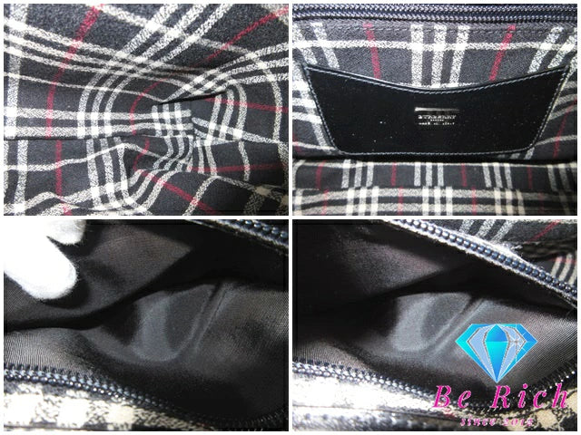 バーバリー BURBERRY ショルダーバッグ 黒 ブラック レザー  ロゴ 肩掛け 斜め掛け 鞄 ハンドバッグ レディース【中古】【送料無料】 bk8500