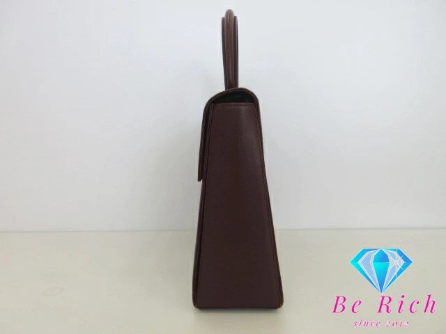 カルティエ Cartier ハンドバッグ マストライン C14 ボルドー レザー バッグ 鞄 レディース 【中古】【送料無料】bk8504