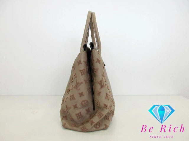 ルイ ヴィトン LOUIS VUITTON トート W PM モノグラム ヴェルール M94483 ヴォーカシミール ガレ グレージュ LV ロゴ ショルダーバッグ トートバッグ 肩掛け 鞄  【中古】【送料無料】 bk8508