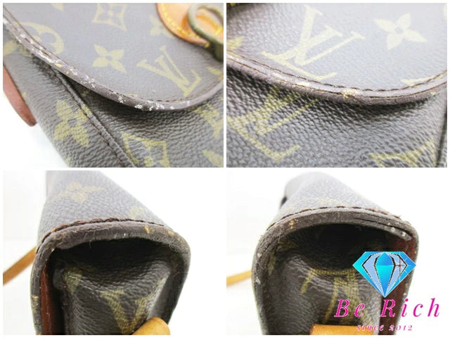 ルイ ヴィトン LOUIS VUITTON モノグラム ミニ サンクルー M51244 LV ロゴ ショルダーバッグ ポシェット 鞄  肩掛け 斜め掛け【中古】【送料無料】bk8523