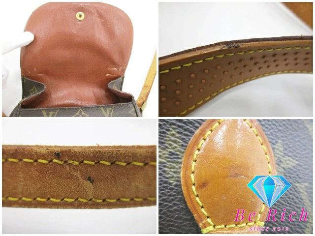 ルイ ヴィトン LOUIS VUITTON モノグラム ミニ サンクルー M51244 LV ロゴ ショルダーバッグ ポシェット 鞄  肩掛け 斜め掛け【中古】【送料無料】bk8523