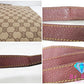 グッチ GUCCI GGキャンバス ショルダーバッグ 113013 レザー 茶 ブラウン ボルドー 手提げ レディース トートバッグ【中古】【送料無料】bk8529