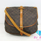 ルイ ヴィトン LOUIS VUITTON ショルダーバッグ モノグラム ソミュール GM M40662 ロゴ ダブル フラップ 肩掛け 斜め掛け 鞄 【中古】【送料無料】 bk8532