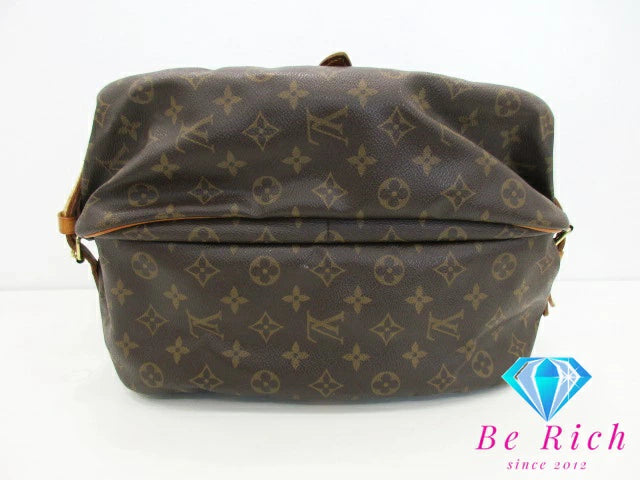 ルイ ヴィトン LOUIS VUITTON ショルダーバッグ モノグラム ソミュール GM M40662 ロゴ ダブル フラップ 肩掛け 斜め掛け 鞄 【中古】【送料無料】 bk8532