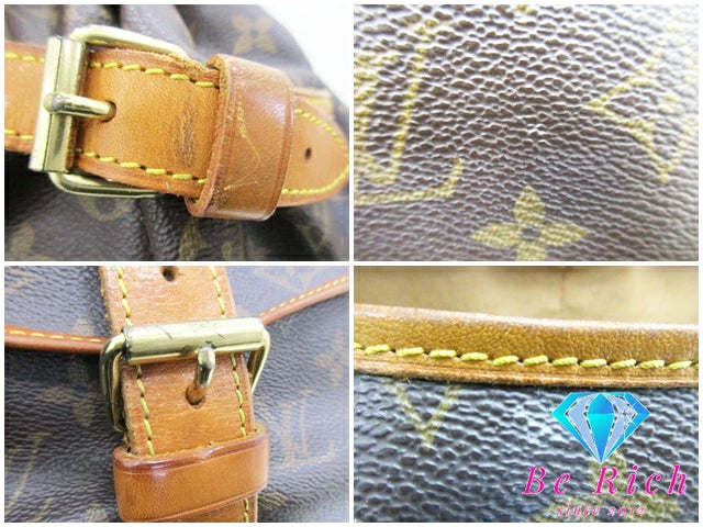 ルイ ヴィトン LOUIS VUITTON ショルダーバッグ モノグラム ソミュール GM M40662 ロゴ ダブル フラップ 肩掛け 斜め掛け 鞄 【中古】【送料無料】 bk8532
