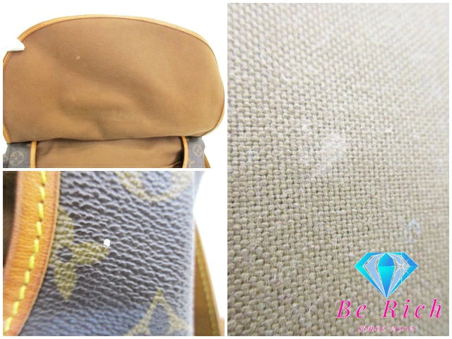 ルイ ヴィトン LOUIS VUITTON ショルダーバッグ モノグラム ソミュール GM M40662 ロゴ ダブル フラップ 肩掛け 斜め掛け 鞄 【中古】【送料無料】 bk8532