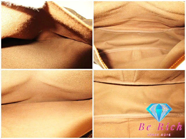 ルイ ヴィトン LOUIS VUITTON ショルダーバッグ モノグラム ソミュール GM M40662 ロゴ ダブル フラップ 肩掛け 斜め掛け 鞄 【中古】【送料無料】 bk8532