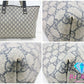 グッチ GUCCI GGプラス トートバッグ ライトベージュ ネイビー GG スプリーム レザー ショルダーバッグ レディース 手提げ 紺 ハンドバッグ【中古】【送料無料】bk8549