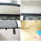 グッチ GUCCI GGプラス トートバッグ ライトベージュ ネイビー GG スプリーム レザー ショルダーバッグ レディース 手提げ 紺 ハンドバッグ【中古】【送料無料】bk8549