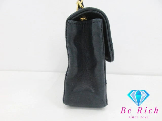 シャネル CHANEL ミニミニ マトラッセ チェーン ショルダーバッグ ラム スキン ココマーク CC ロゴ 鞄 【中古】【送料無料】bk8550