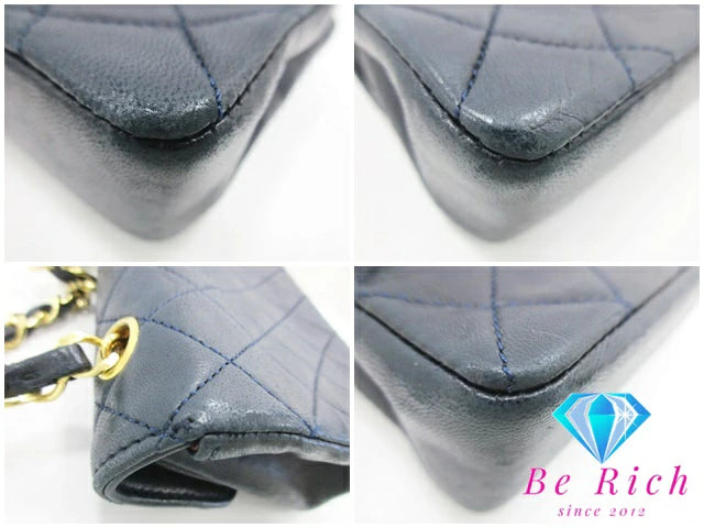 シャネル CHANEL ミニミニ マトラッセ チェーン ショルダーバッグ ラム スキン ココマーク CC ロゴ 鞄 【中古】【送料無料】bk8550