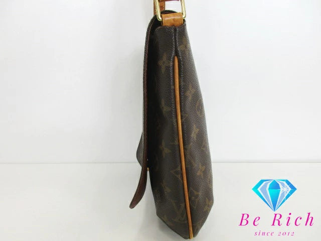 ルイ ヴィトン LOUIS VUITTON ショルダーバッグ モノグラム ミュゼット サルサ ショート M51258 PVC レザー 茶 ブラウン 【中古】【送料無料】 bk8555