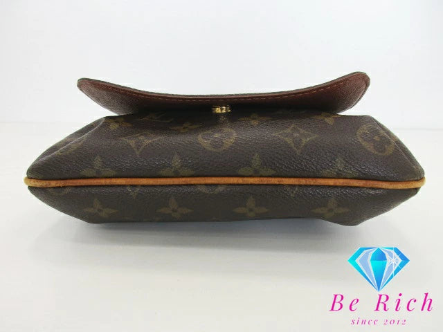 ルイ ヴィトン LOUIS VUITTON ショルダーバッグ モノグラム ミュゼット サルサ ショート M51258 PVC レザー 茶 ブラウン 【中古】【送料無料】 bk8555