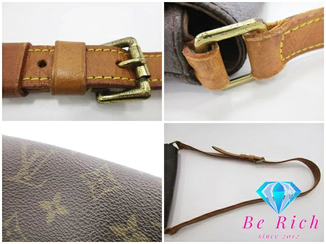 ルイ ヴィトン LOUIS VUITTON ショルダーバッグ モノグラム ミュゼット サルサ ショート M51258 PVC レザー 茶 ブラウン 【中古】【送料無料】 bk8555