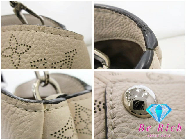 ルイ ヴィトン LOUIS VUITTON マヒナ バビロン PM M51102 ホワイト イヴォワール トートバッグ ショルダーバッグ ロゴ レザー ハンドバッグ 肩掛け 鞄 レディース【中古】【送料無料】 bk8557