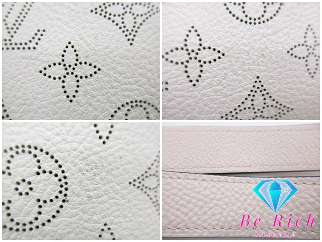 ルイ ヴィトン LOUIS VUITTON マヒナ バビロン PM M51102 ホワイト イヴォワール トートバッグ ショルダーバッグ ロゴ レザー ハンドバッグ 肩掛け 鞄 レディース【中古】【送料無料】 bk8557