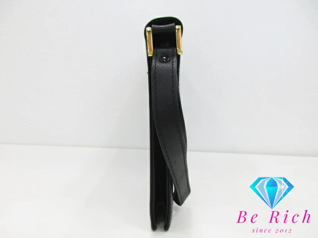 ダンヒル dunhill セカンドバッグ ダイヤルロック式 ブラック 黒 レザー ロゴ クラッチバッグ ポーチ ハンドバッグ 手持ち 鞄 メンズ【中古】【送料無料】bk8564