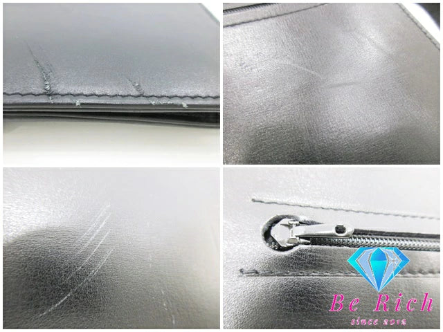 ダンヒル dunhill セカンドバッグ ダイヤルロック式 ブラック 黒 レザー ロゴ クラッチバッグ ポーチ ハンドバッグ 手持ち 鞄 メンズ【中古】【送料無料】bk8564