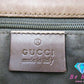グッチ GUCCI ハンドバッグ トートバッグ GG キャンバス レザー ブラウン 茶  ロゴ  鞄 手提げ レディース【中古】【送料無料】bk8569