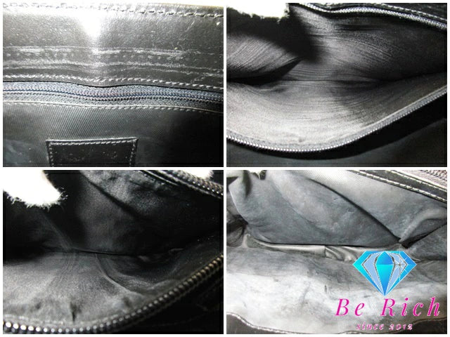 ジバンシィ GIVENCHY ショルダーバッグ 黒 ブラック レザー ロゴ トートバッグ 手提げ 鞄 斜め掛け ジバンシー 【中古】【送料無料】 bk8590