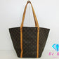 ルイ ヴィトン LOUIS VUITTON モノグラム サック ショッピング M51108 LV 茶 ブラウン PVC レザー トートバッグ ショルダーバッグ 【中古】【送料無料】bk8596