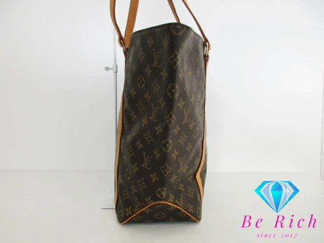 ルイ ヴィトン LOUIS VUITTON モノグラム サック ショッピング M51108 LV 茶 ブラウン PVC レザー トートバッグ ショルダーバッグ 【中古】【送料無料】bk8596
