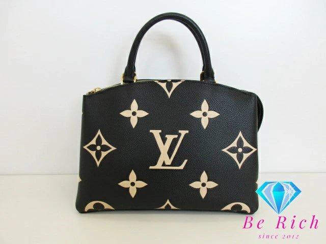 美品 ルイ ヴィトン LOUIS VUITTON 2way ハンドバッグ バイカラー モノグラム アンプラント プティ パレ PM M58913 ショルダーバッグ LV ロゴ 鞄  【中古】【送料無料】 bk8597