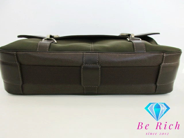 ルイ ヴィトン LOUIS VUITTON メンズ ショルダーバッグ タイガ デルスー M30168 グリズリ ブラウン 茶 ナイロン レザー ロゴ 肩掛け 斜め掛け 鞄 【中古】【送料無料】 bk8600