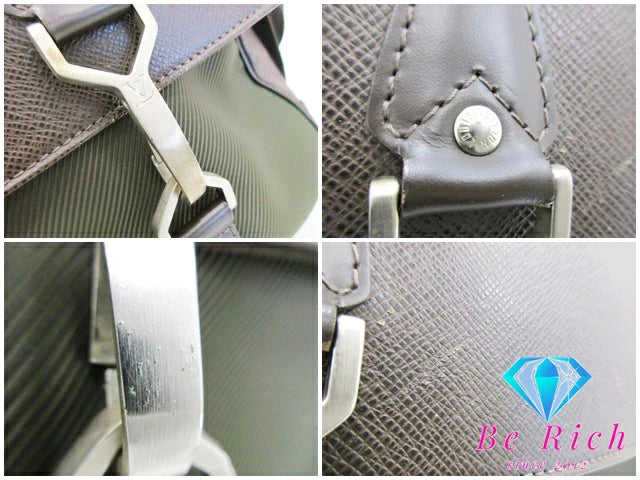 ルイ ヴィトン LOUIS VUITTON メンズ ショルダーバッグ タイガ デルスー M30168 グリズリ ブラウン 茶 ナイロン レザー ロゴ 肩掛け 斜め掛け 鞄 【中古】【送料無料】 bk8600